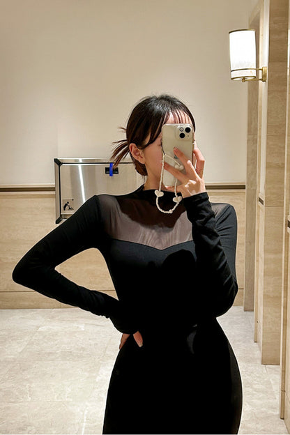 Debussy See-Through Long Sleeve