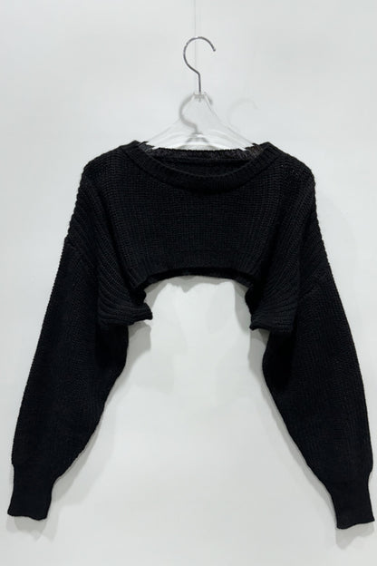 Double Bolero Vest Knit Set