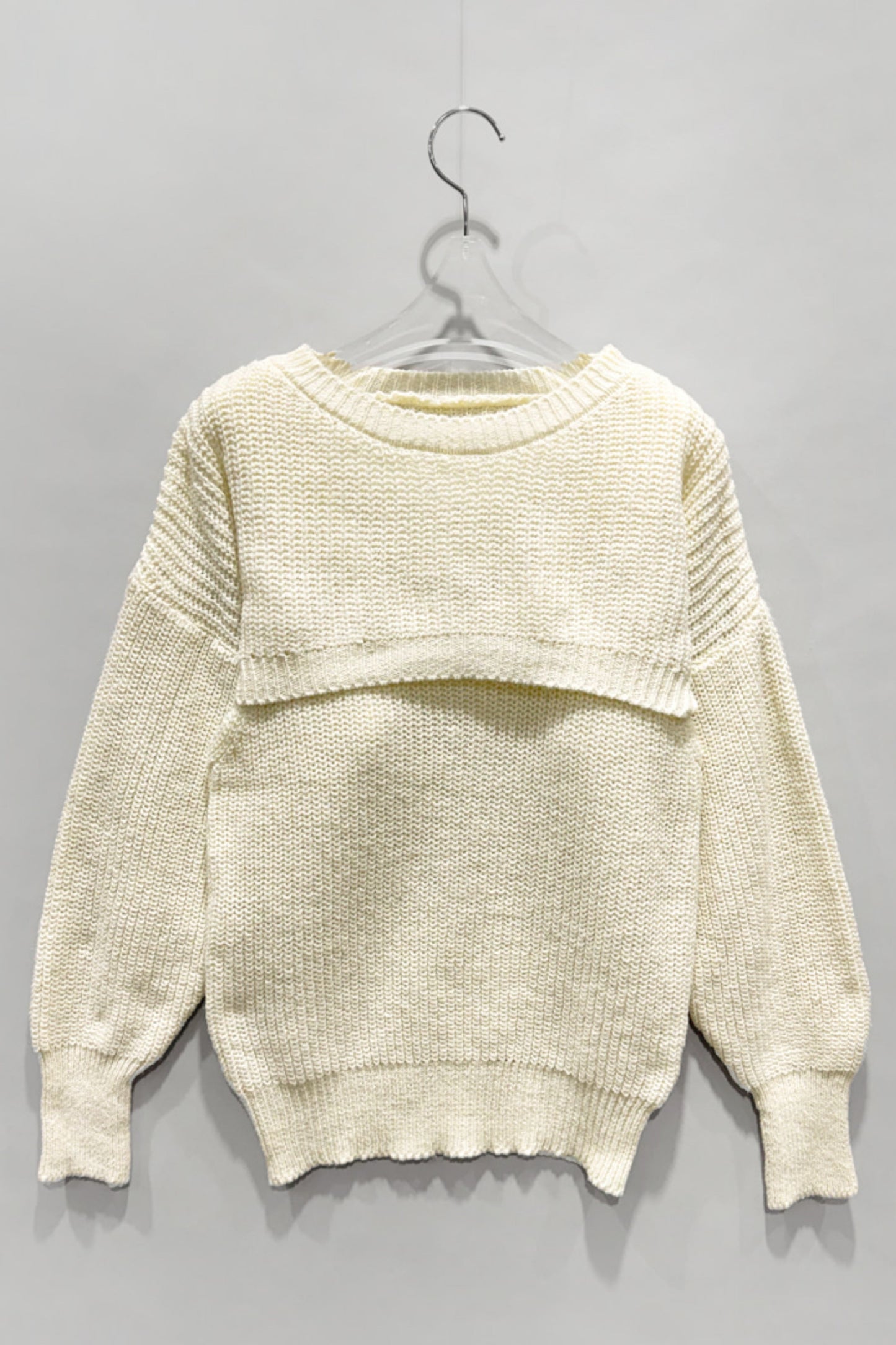 Double Bolero Vest Knit Set