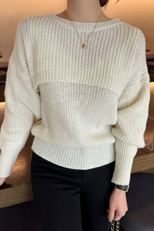 Double Bolero Vest Knit Set