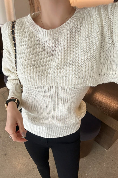 Double Bolero Vest Knit Set