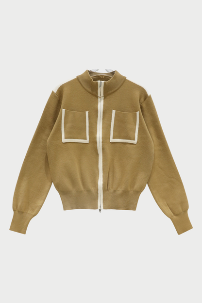 City Line Zip Knit