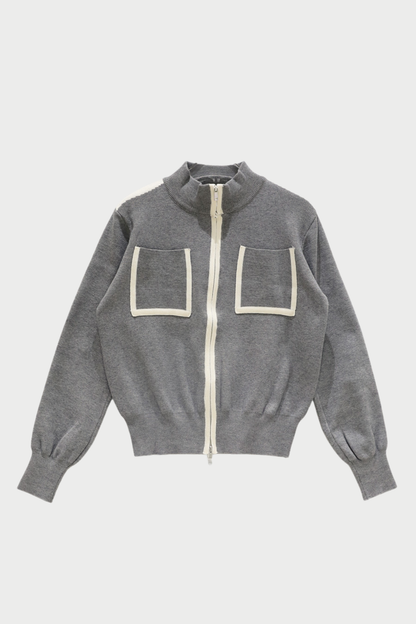 City Line Zip Knit