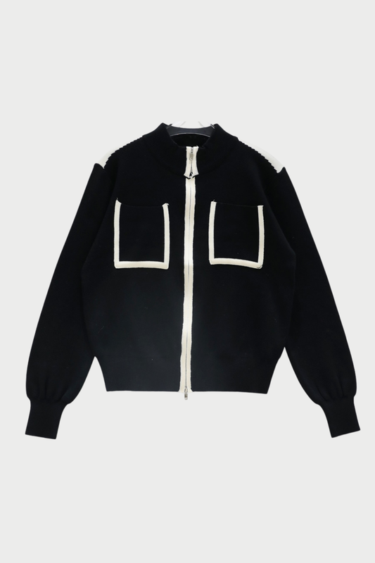City Line Zip Knit