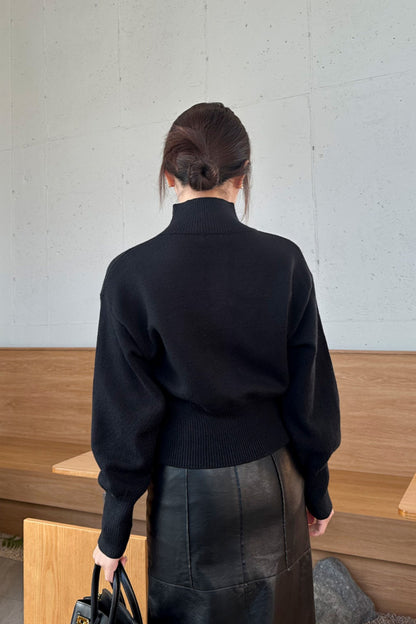 Foreand Half-Zip Knit