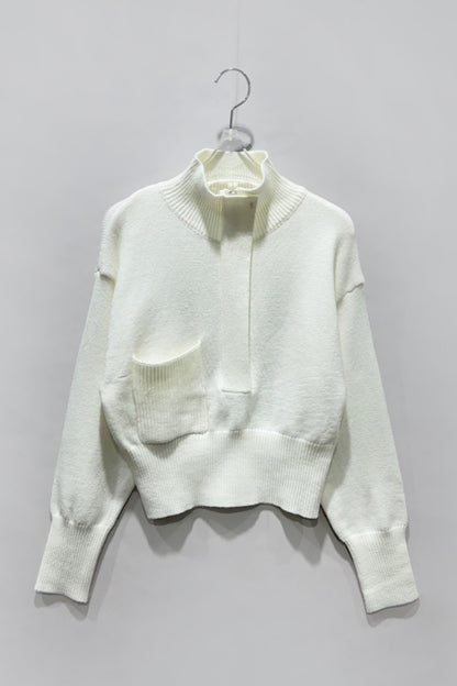 Foreand Half-Zip Knit