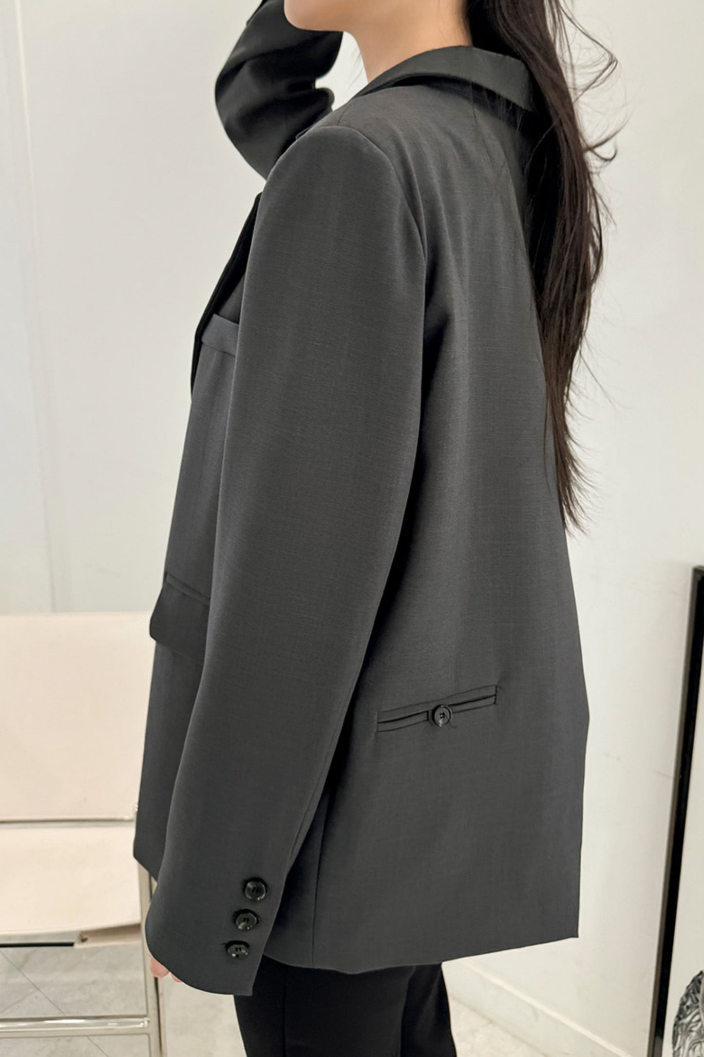Cut-Back Blazer