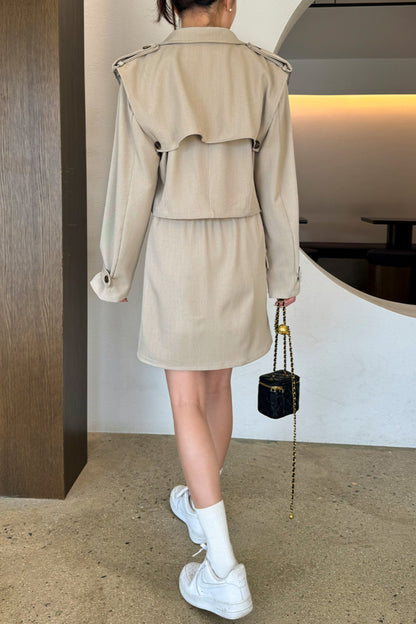 Castin Trench Skirt Set
