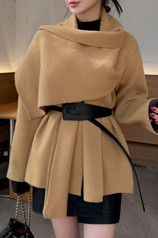 Chepeu Shawl Cardigan Belt Set