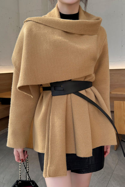 Chepeu Shawl Cardigan Belt Set