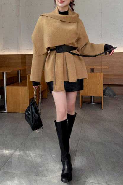 Chepeu Shawl Cardigan Belt Set