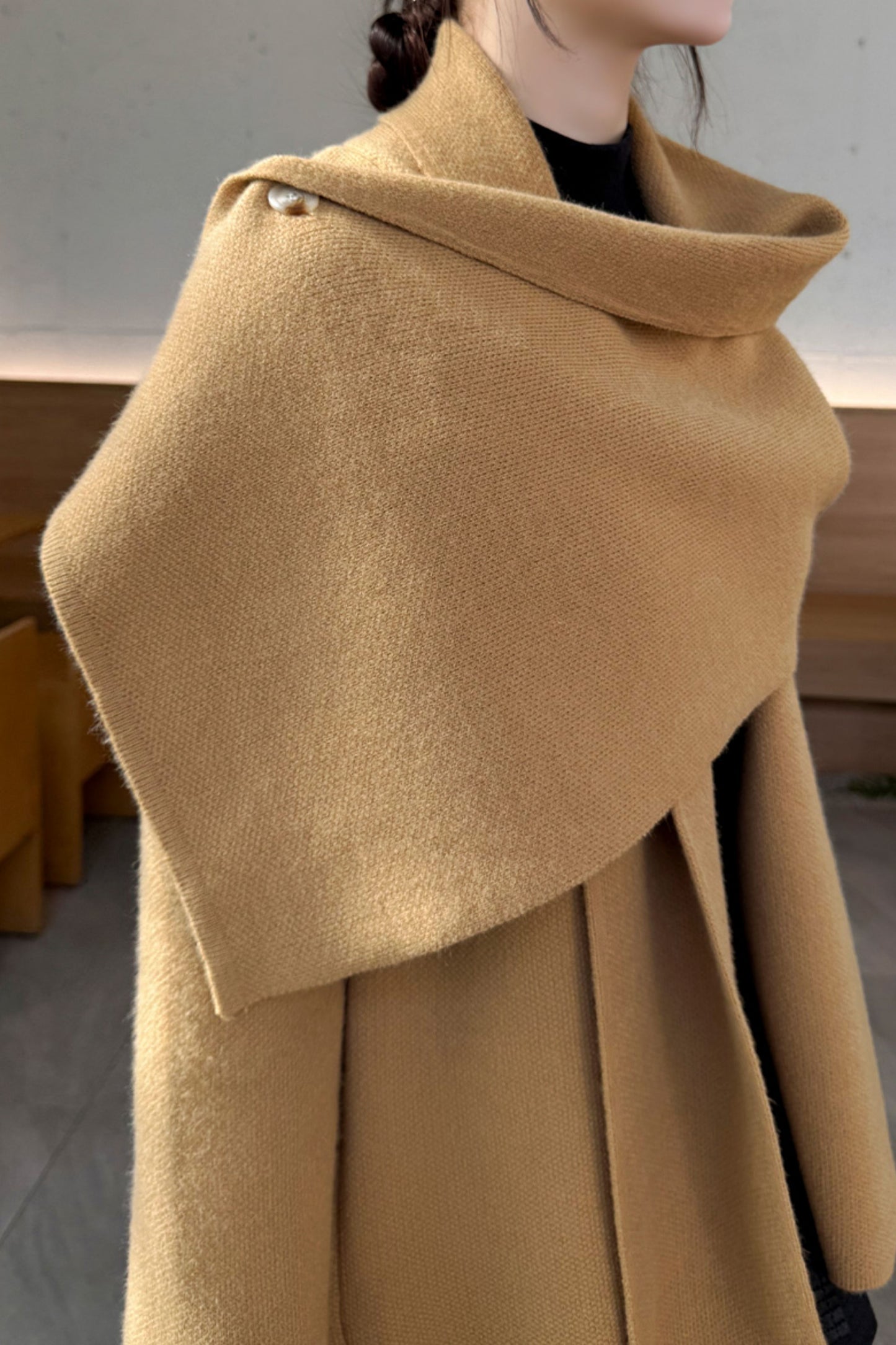 Chepeu Shawl Cardigan Belt Set