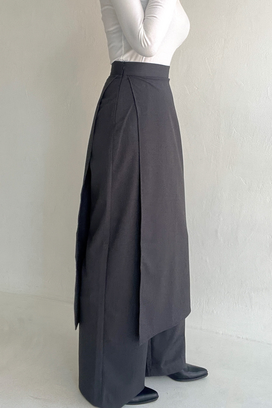 Long Skirt Wrap Pants