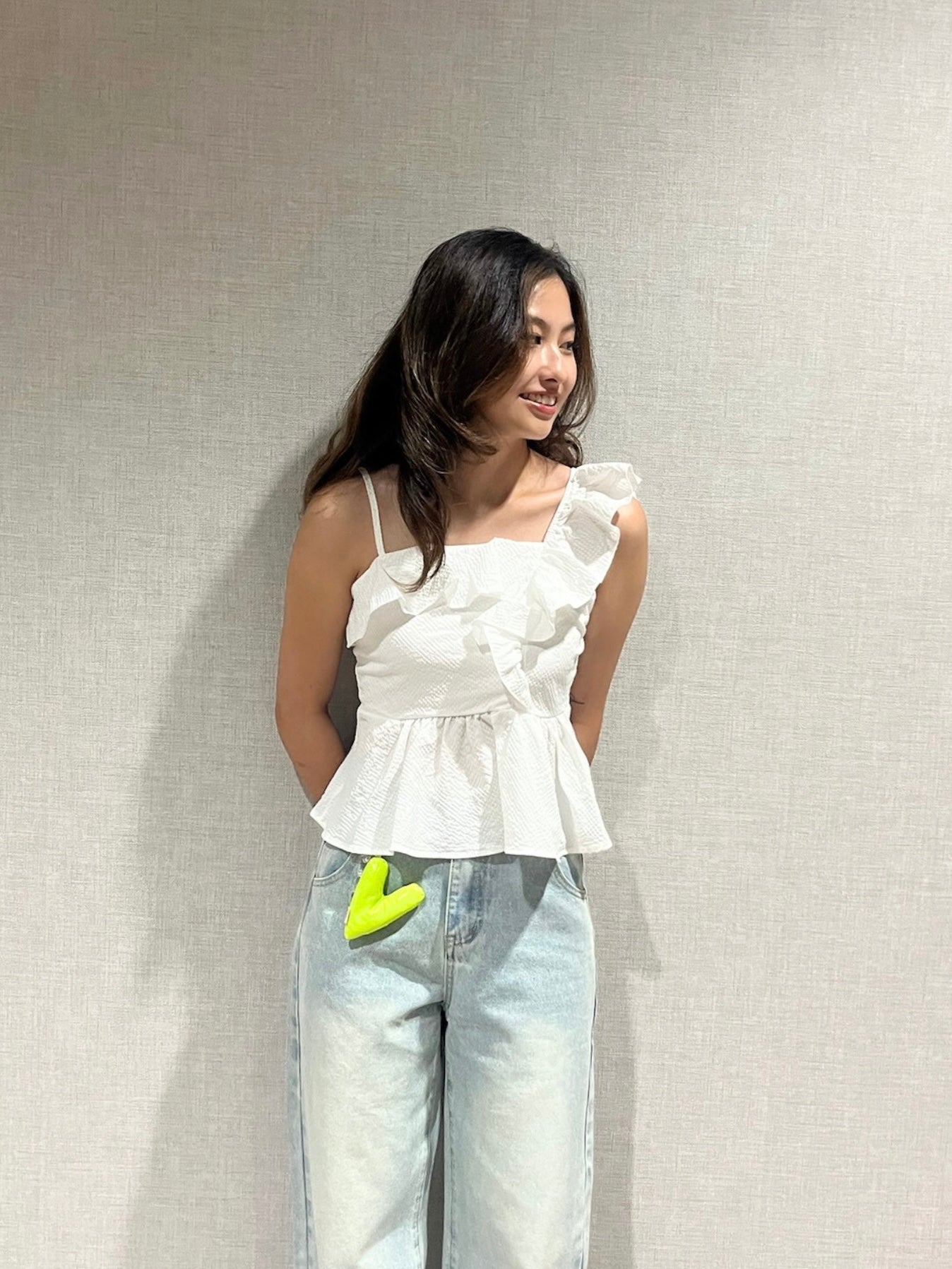 Unbalanced Sleeveless Top