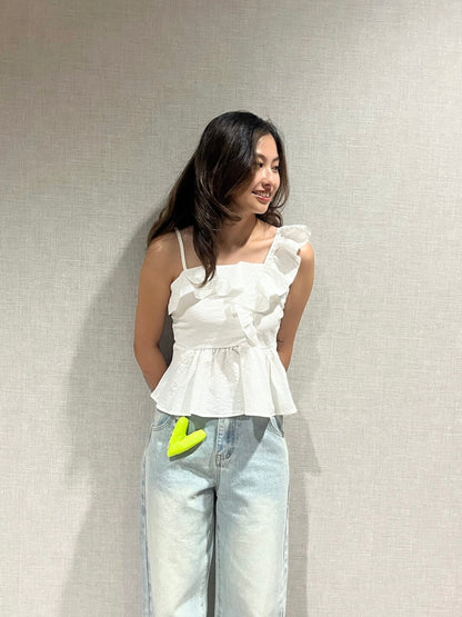 Unbalanced Sleeveless Top