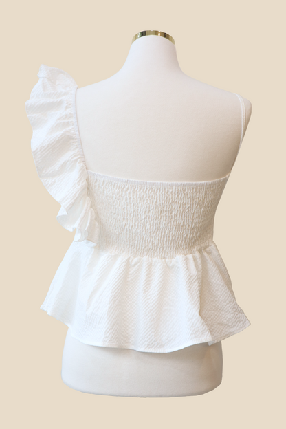 Unbalanced Sleeveless Top