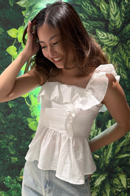Unbalanced Sleeveless Top