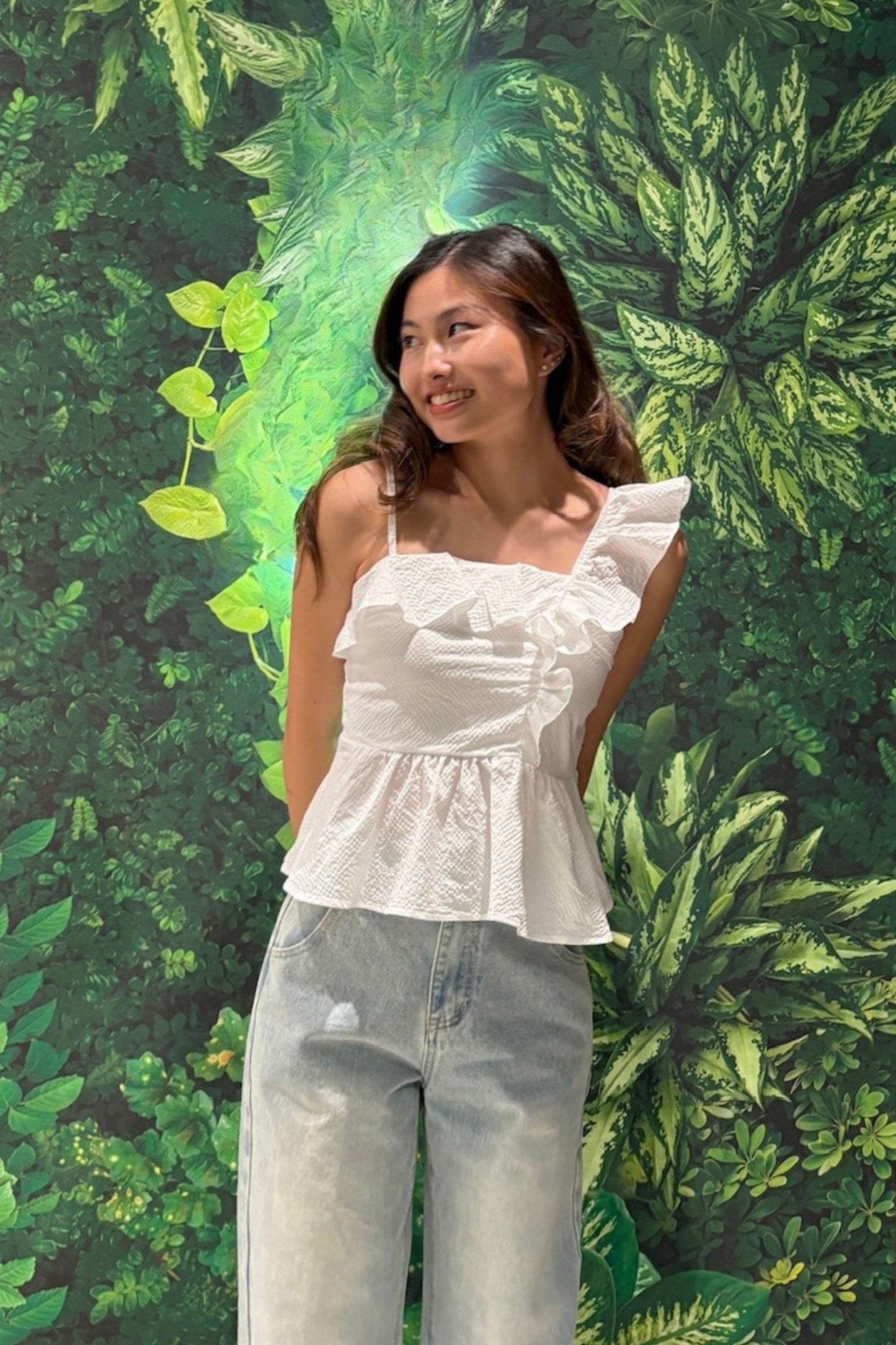 Unbalanced Sleeveless Top