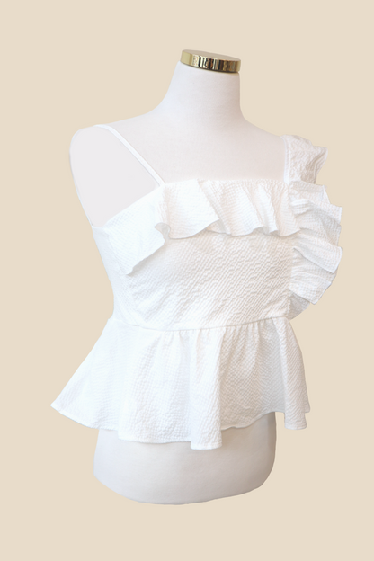 Unbalanced Sleeveless Top